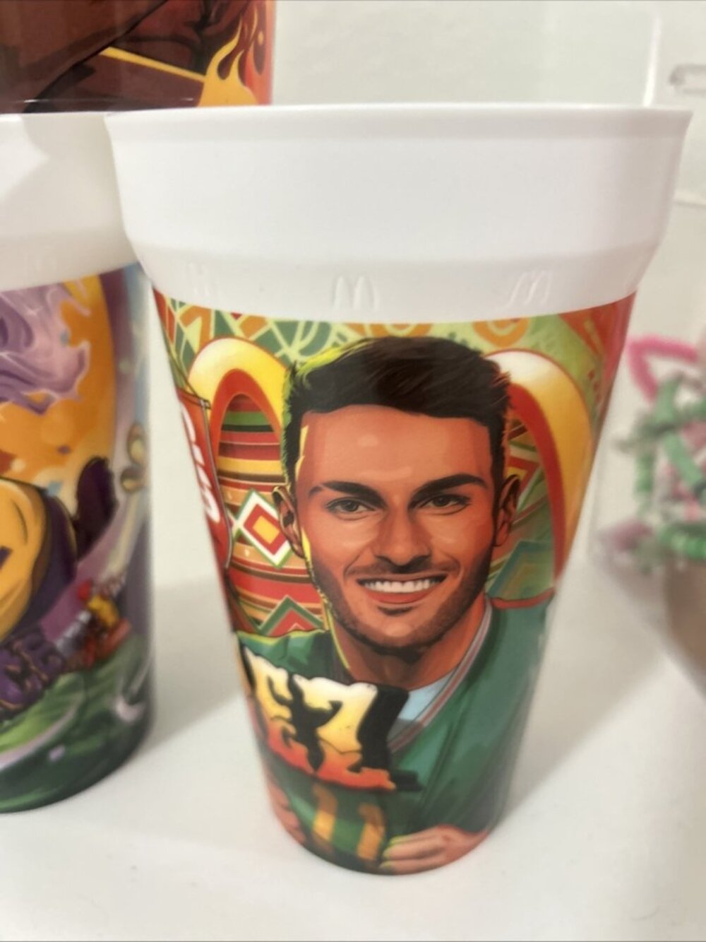 MCDONALDS 2026 FIFA WORLD CUP Rare Collectible Cups Set Of 4 (OPENED) - Picture 9 of 9